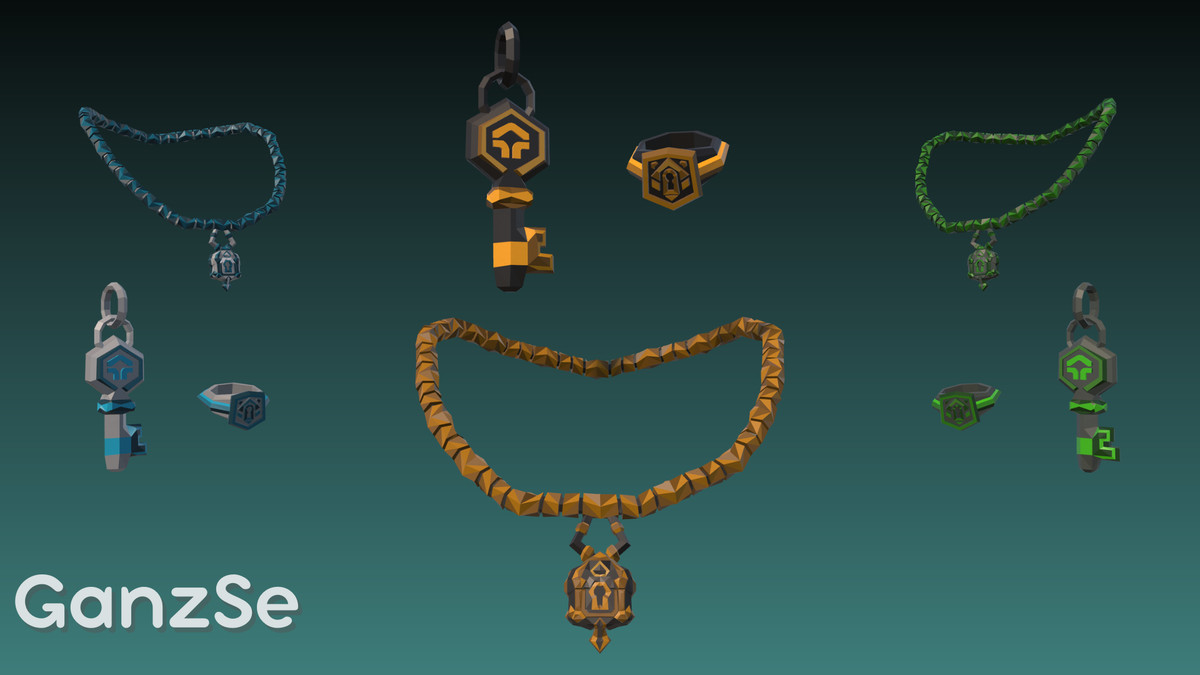 GanzSe Jewelry - Fantasy Low Poly Pack