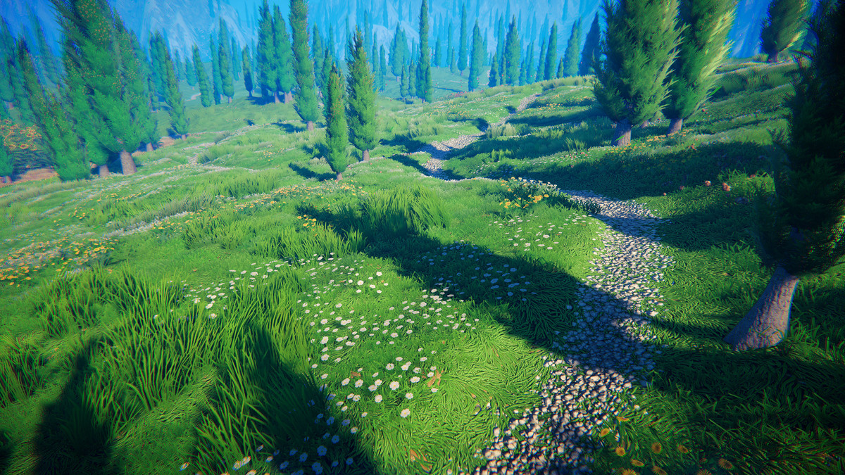 Stylized Cypress Valley
