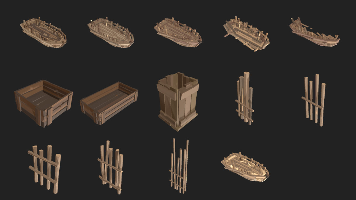 Low Poly Swamp Village – ModulaCraft PRO
