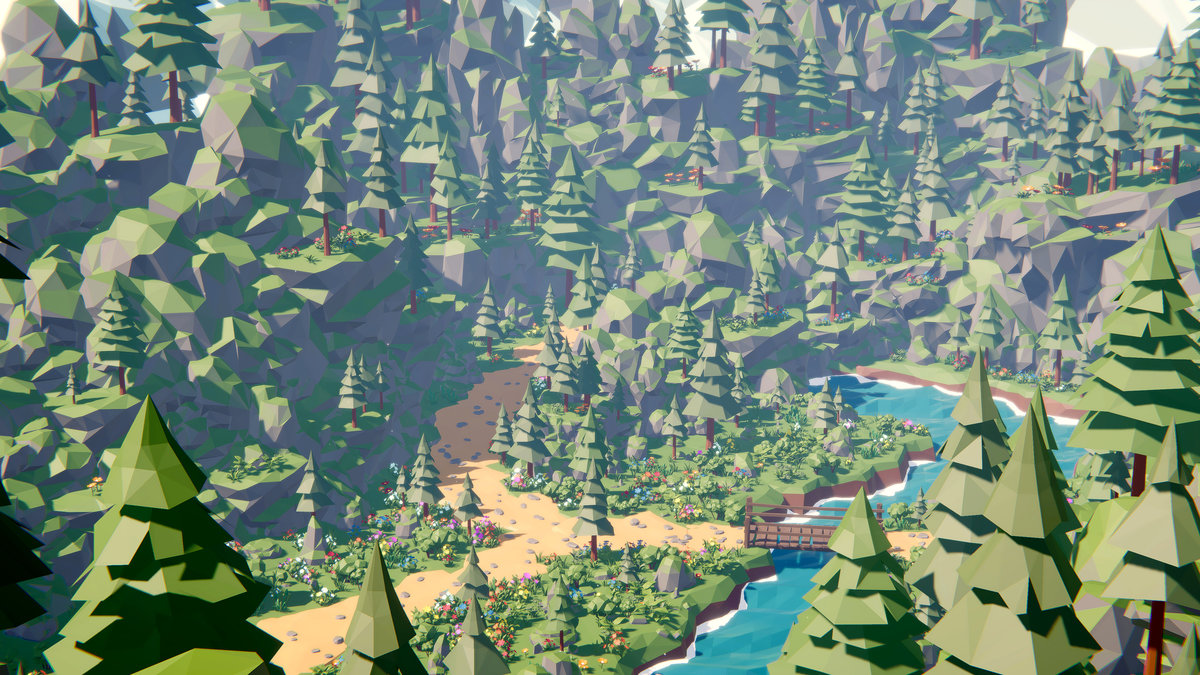 Rocky Valley - Polyart Environment