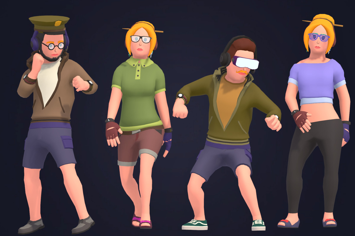 Customizable 3D City Characters Bundle