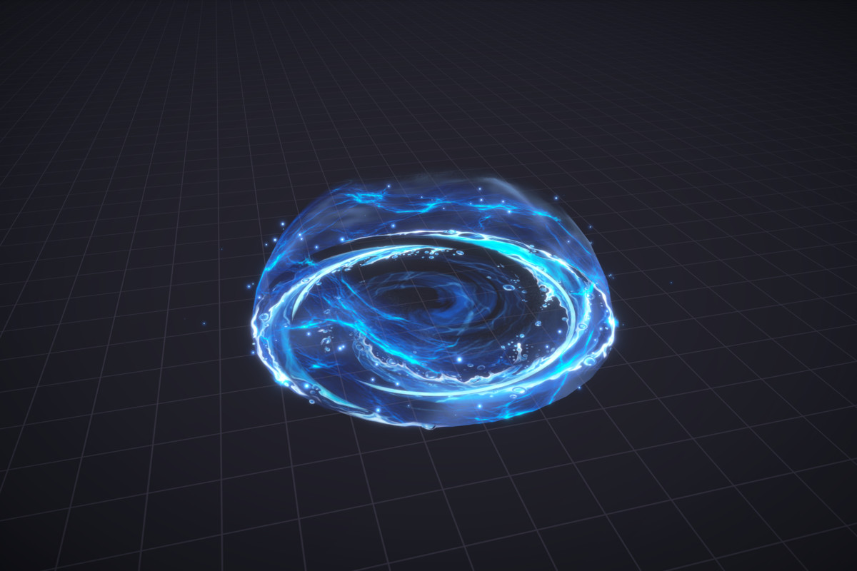 Stylized Water Spell VFX
