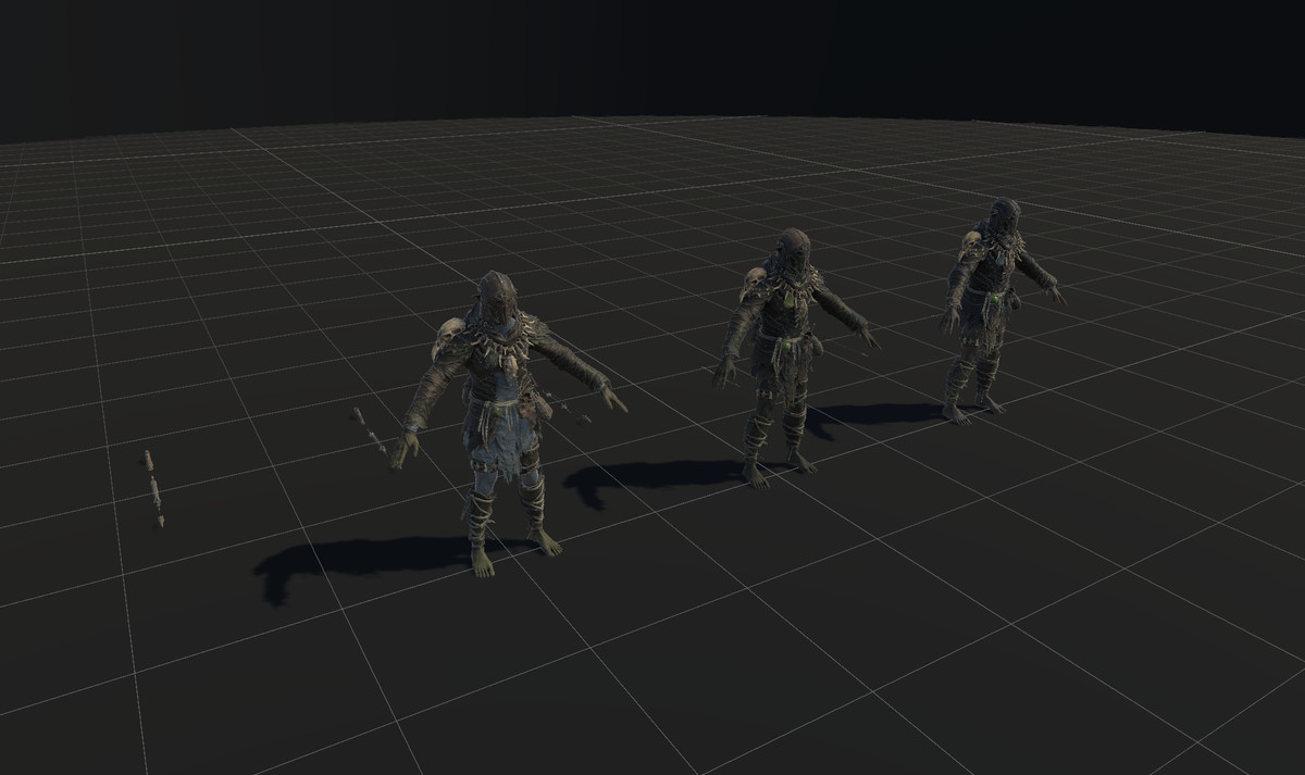Orc Archer Game Ready