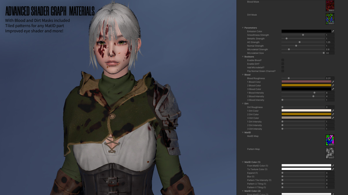 Swordsman Girl - RPG Dark Fantasy Modular Female