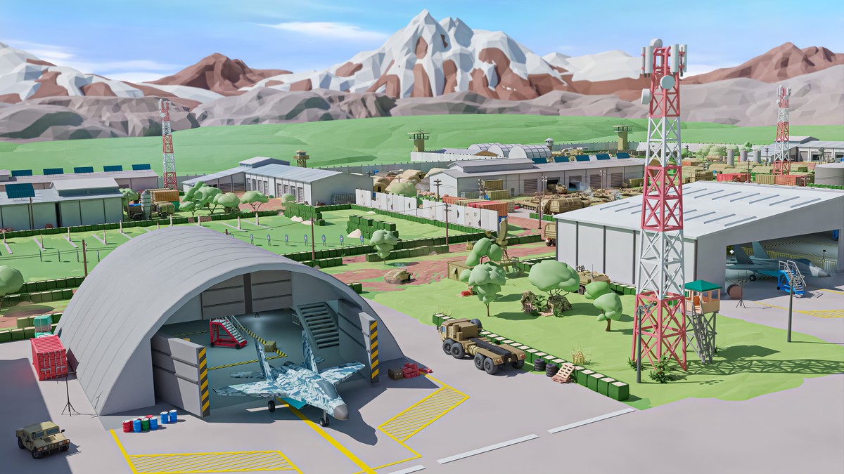 Military 2 - Low Poly 3D Models Pack