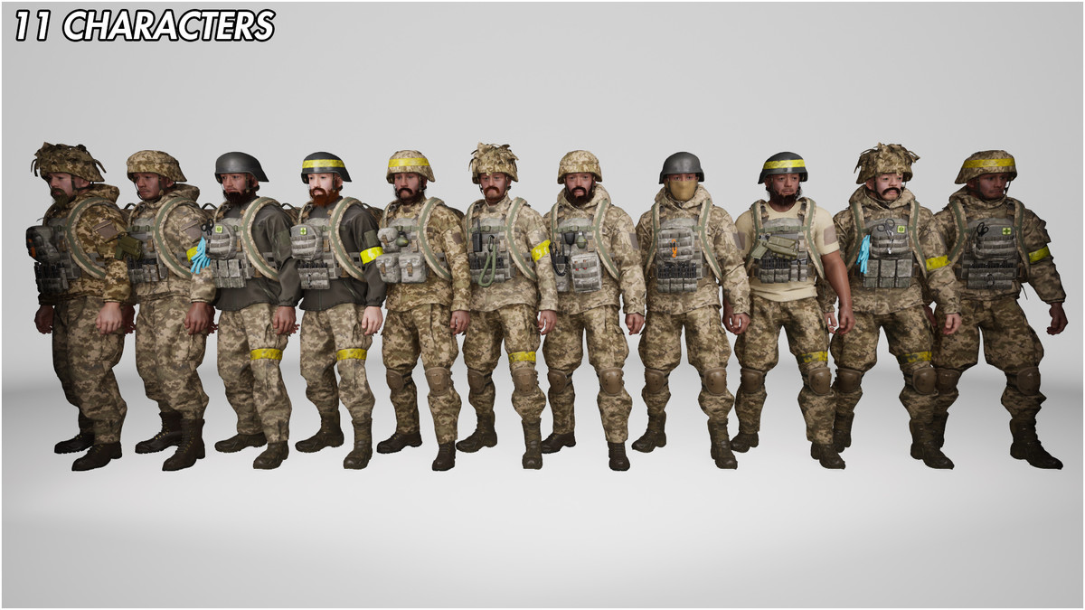Ukraine Army Soldiers Pack
