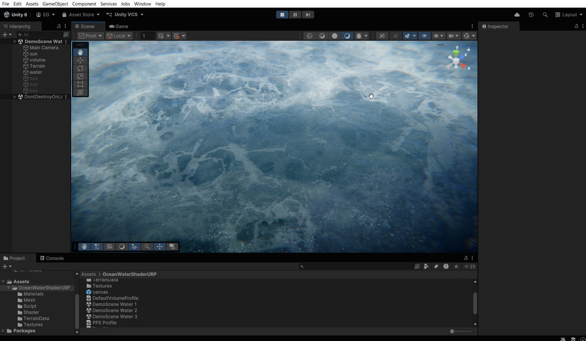 Sea / Water / Ocean shader - 3 (URP)
