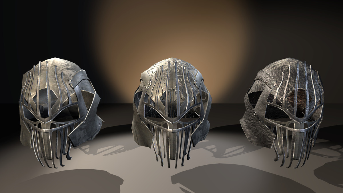 Medieval Fantasy Knights Helmets Pack