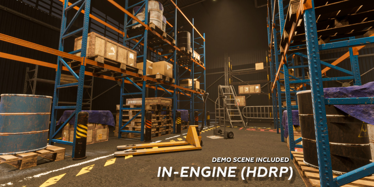 Modular Warehouse Racking & Props Pack