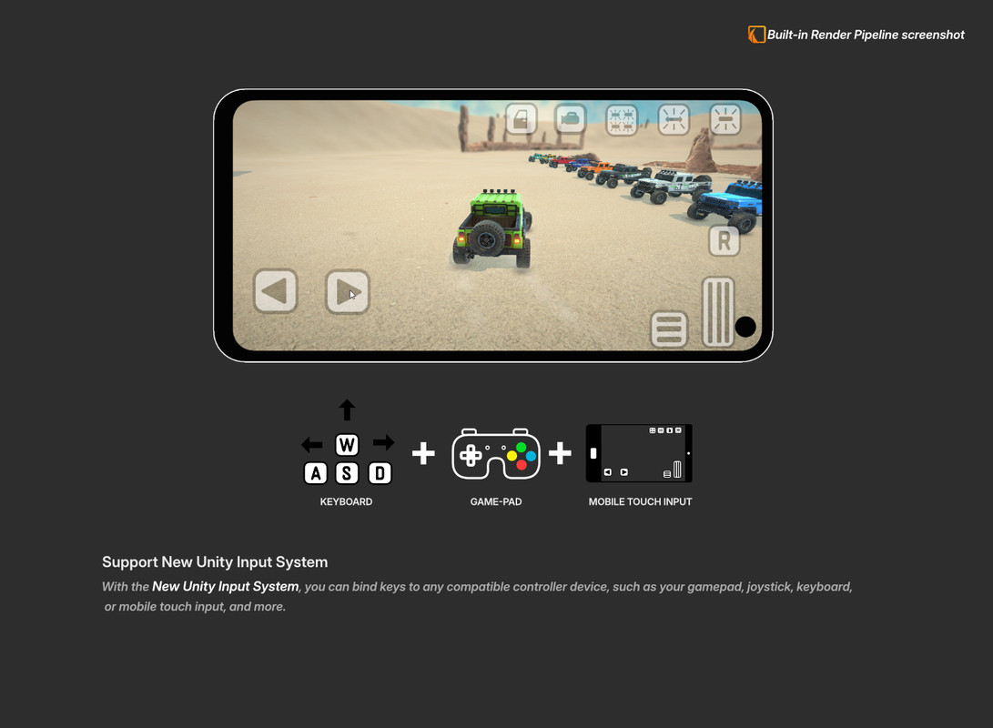 Off-Road Crawler 4x4 Pickup Vehicle Physics