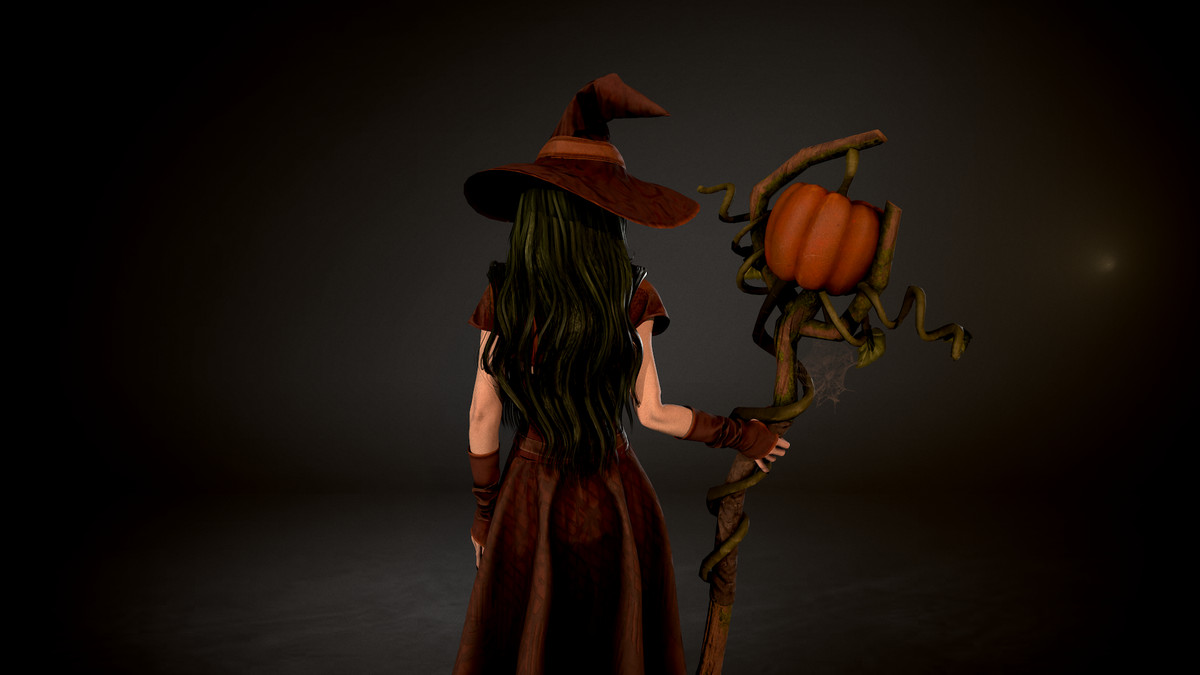 Witch 3D Character