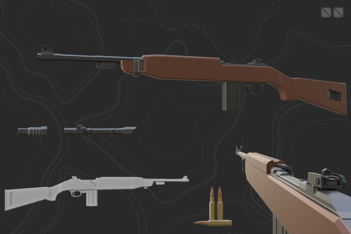 Low Poly Weapon Bundle Pack V