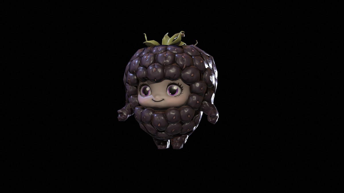 Chibi Fruit Blackberry