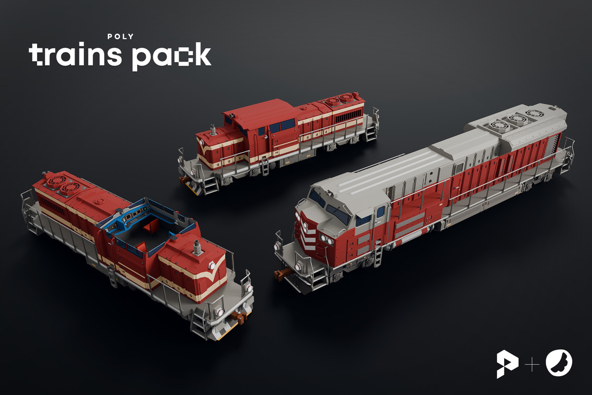 Poly Trains Pack