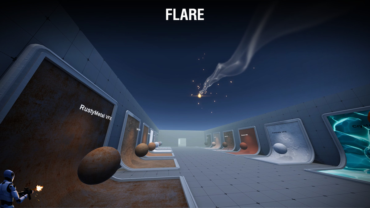 Realistic Gun VFX (Muzzle Flash, Bullet Impact, Ejections, Gun VFX, VFX)