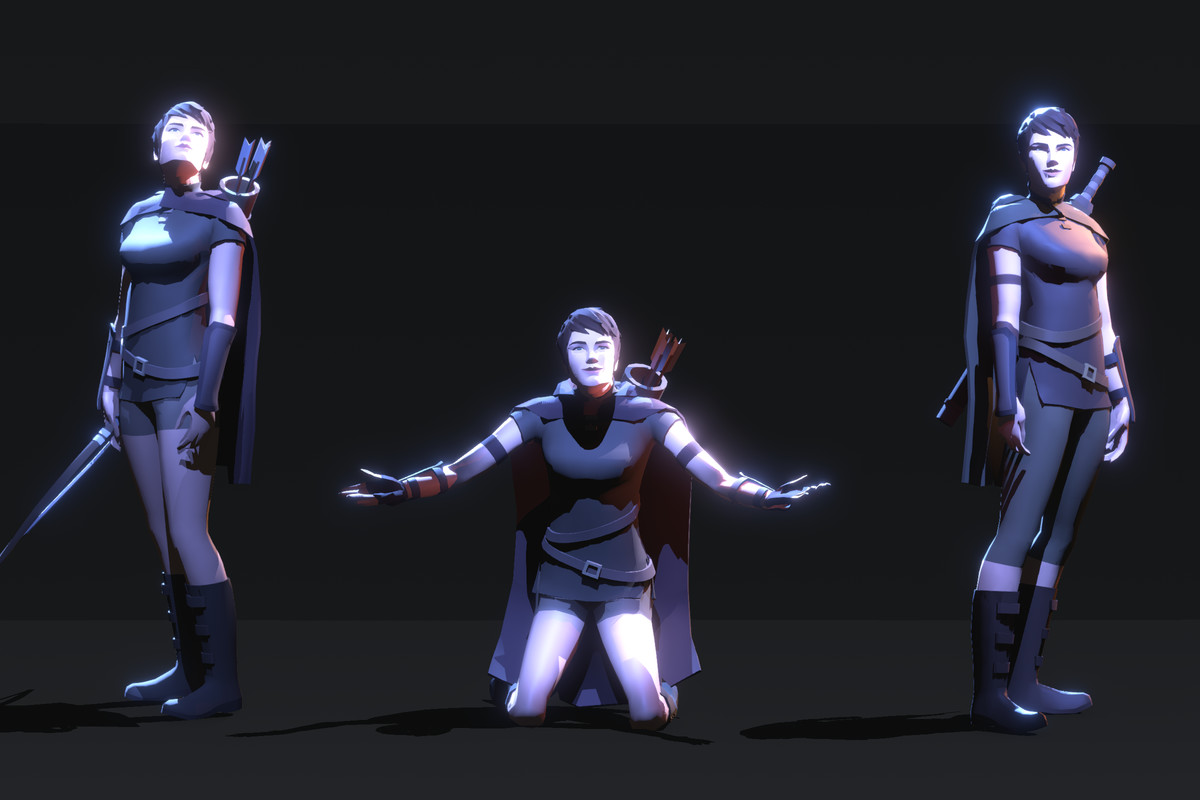 Polyquest Heroes: Warrior I Huntress