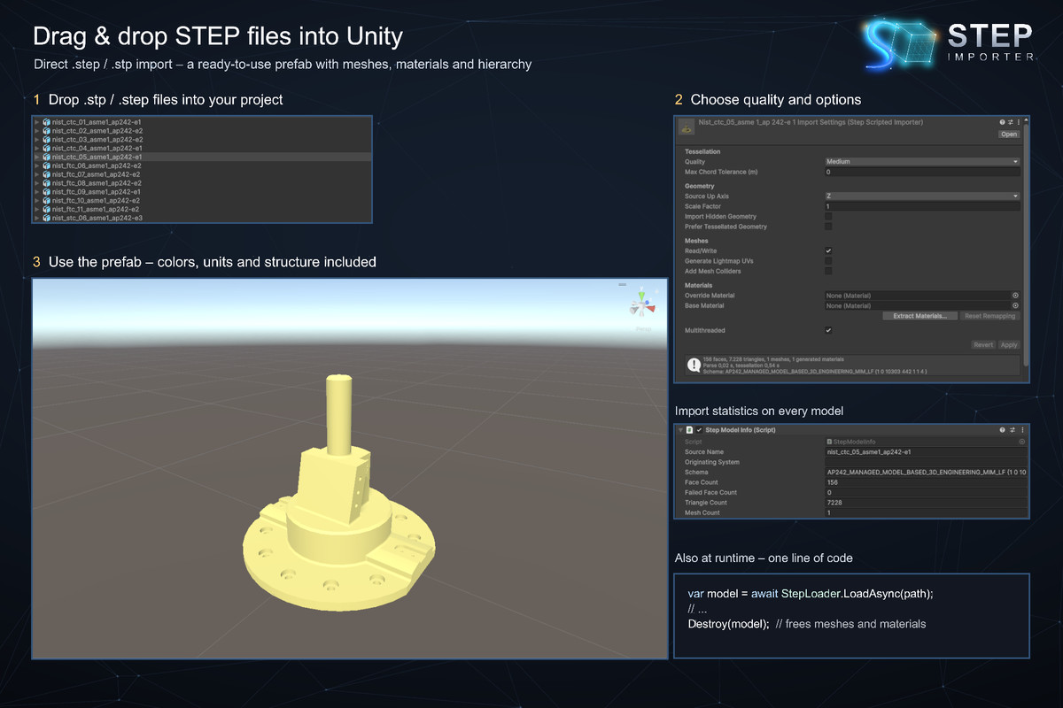 STEP Importer