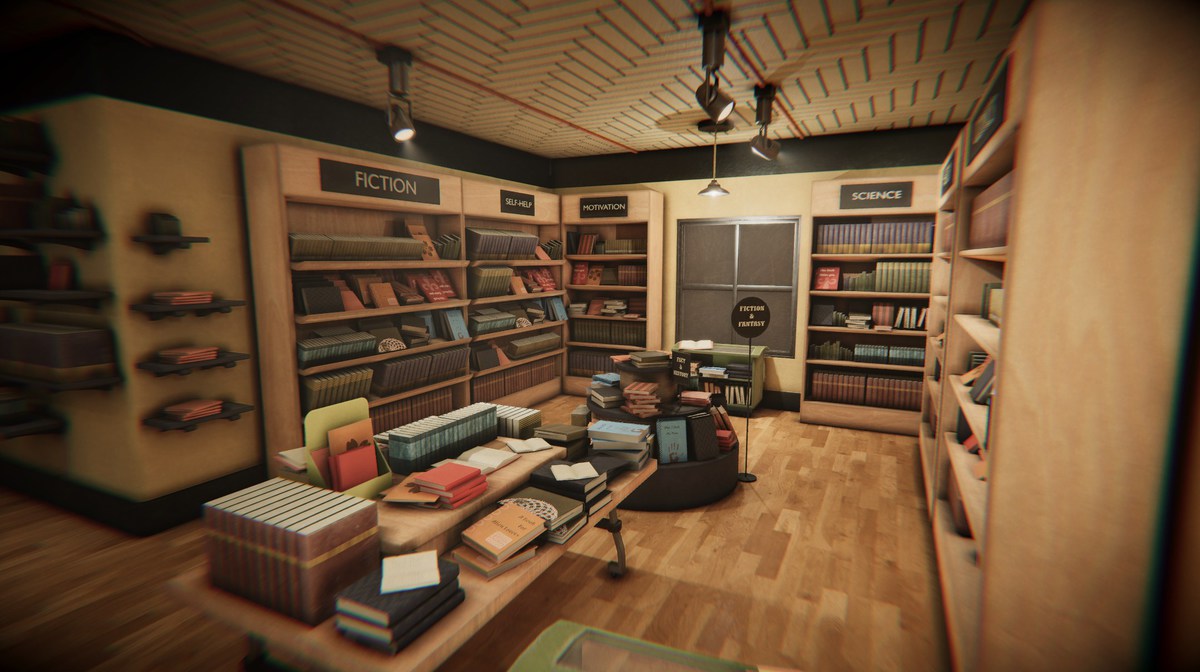 Book Store 3d Environment