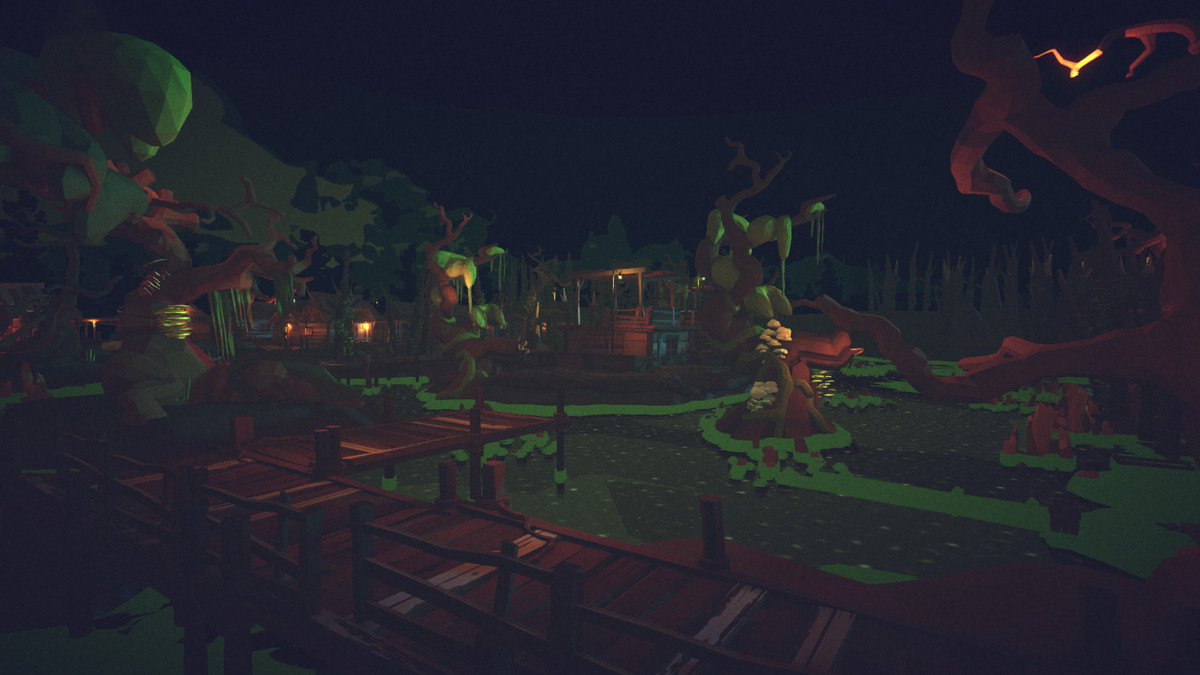 Low Poly Swamp Village – ModulaCraft PRO