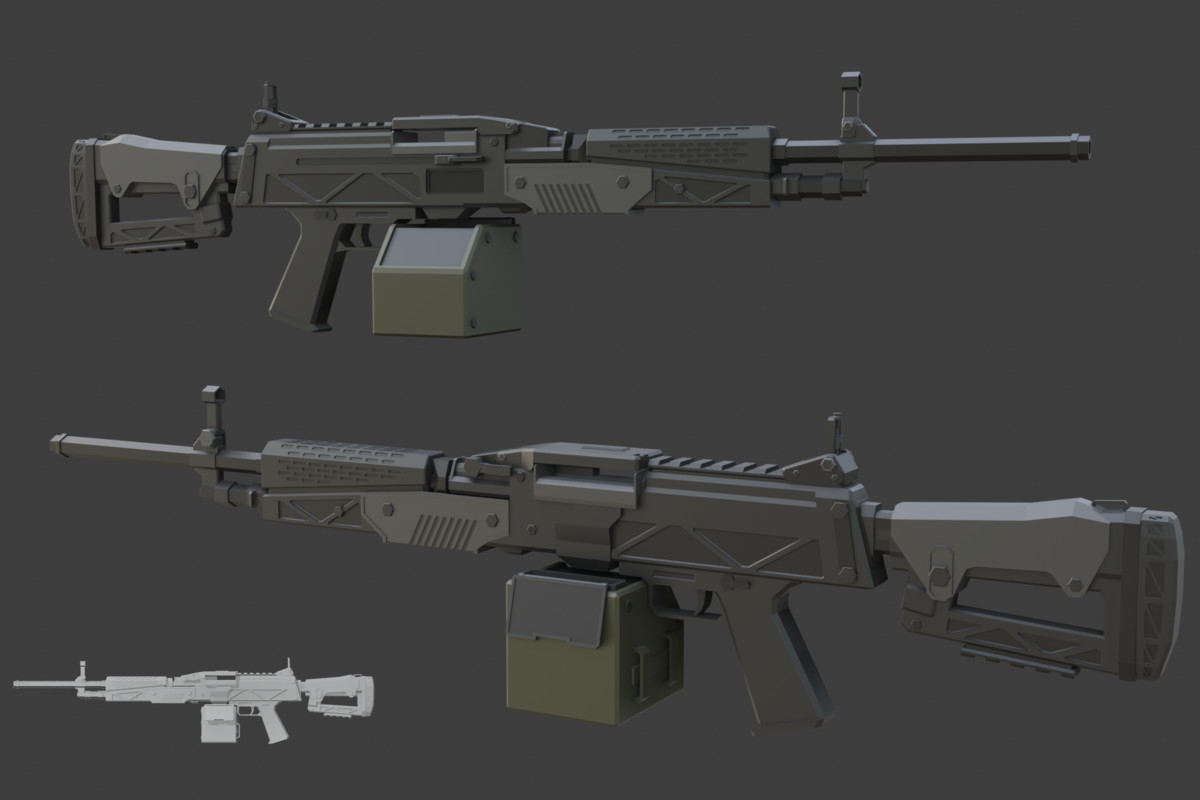 Low Poly Weapon Bundle Pack 3