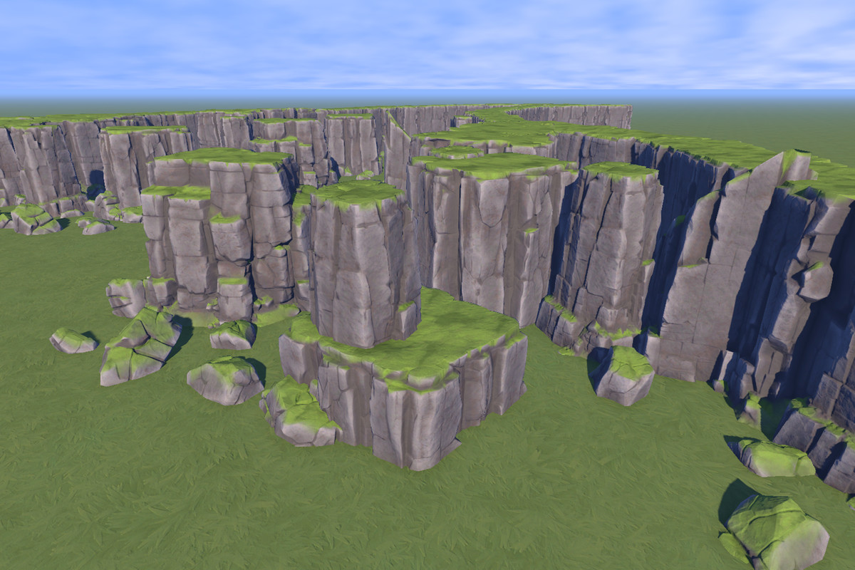 Stylized Nature - Blocky Cliffs