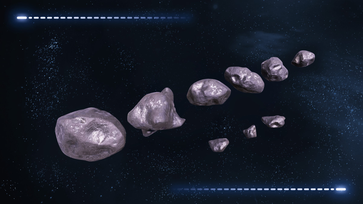 3D Asteroid Pack