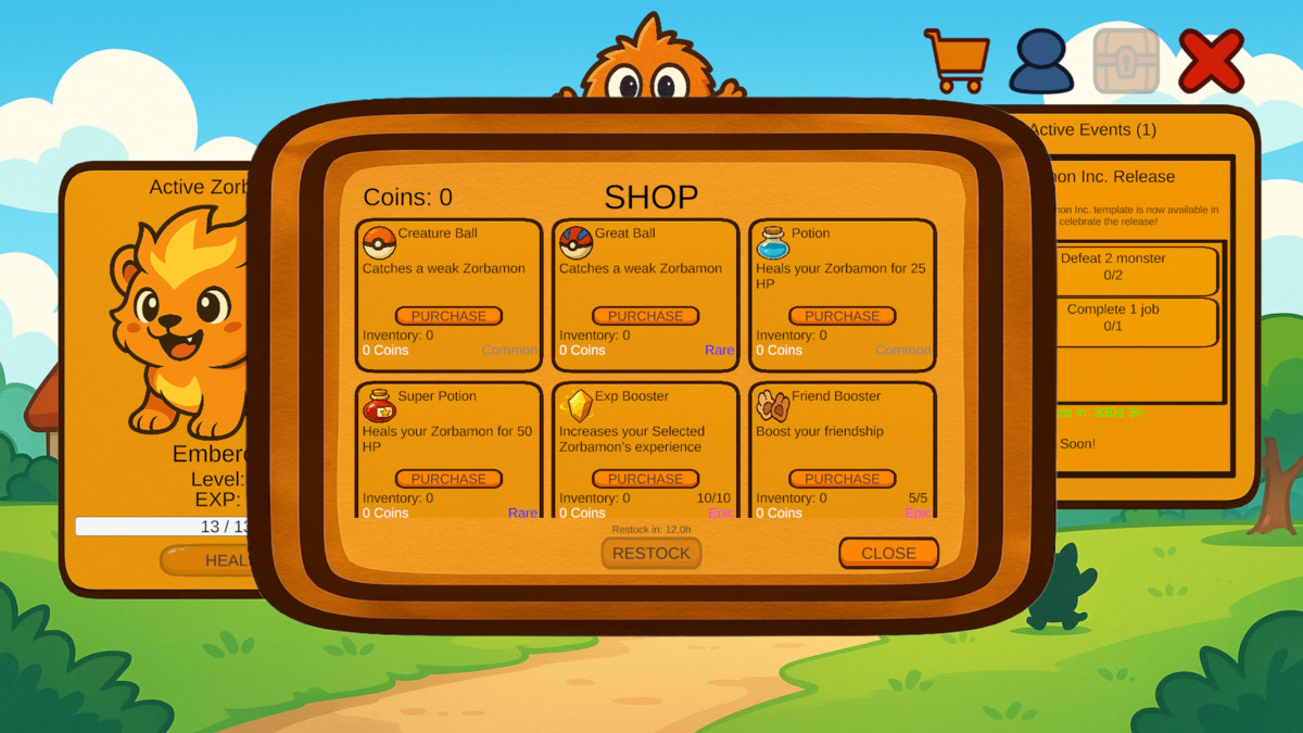 Zorbamon Inc. Pokelike