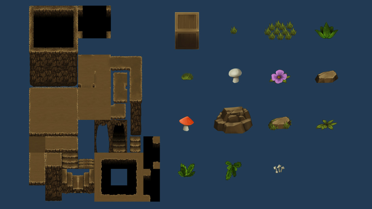 Cave - Top Down Tileset