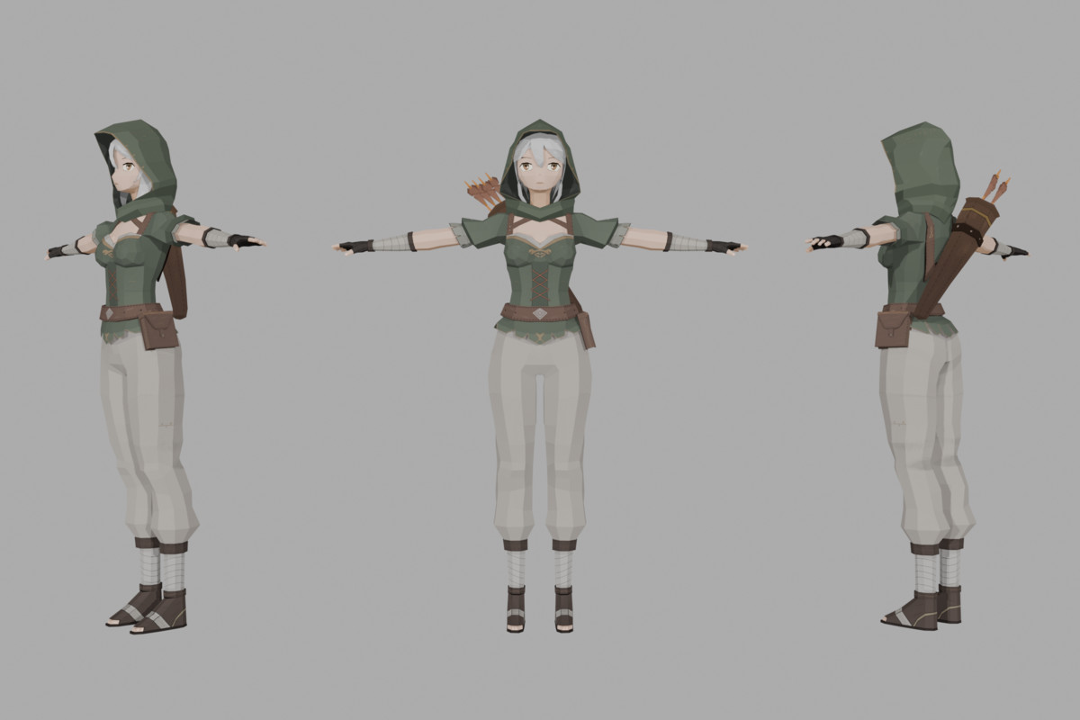 Stylized Archers Pack - Low Poly Characters, Animations, Weapons