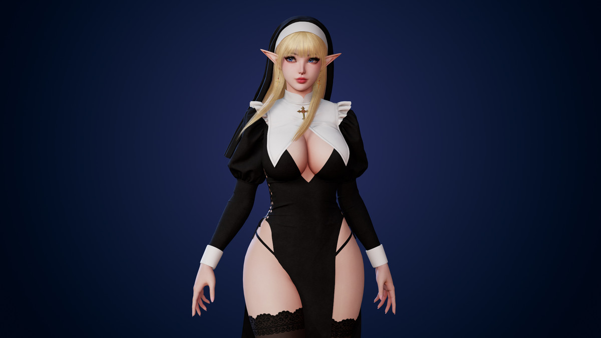 Nun Celestia - Female Character Series