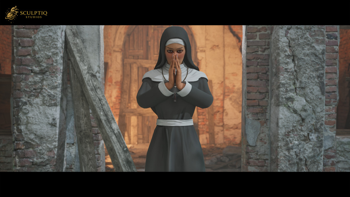 Nun / Possessed Nun - Dual Form Character