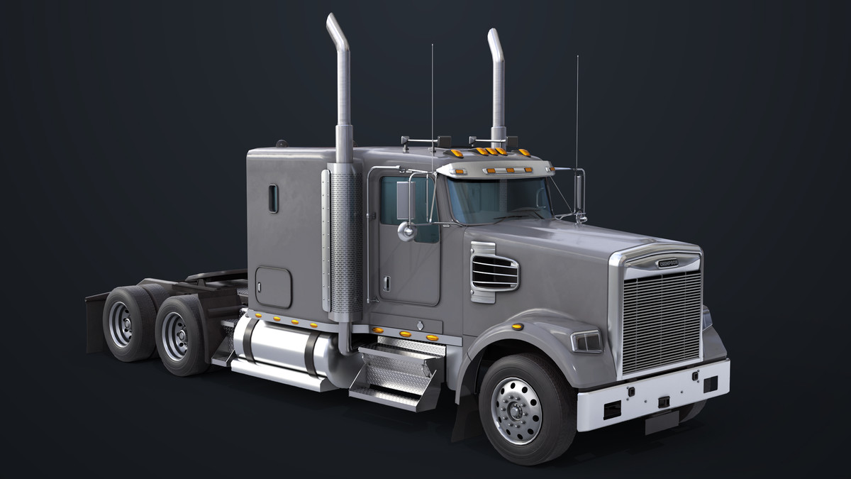 Heavy Truck Chassis 07 Generic Grey URP HDRP Textures