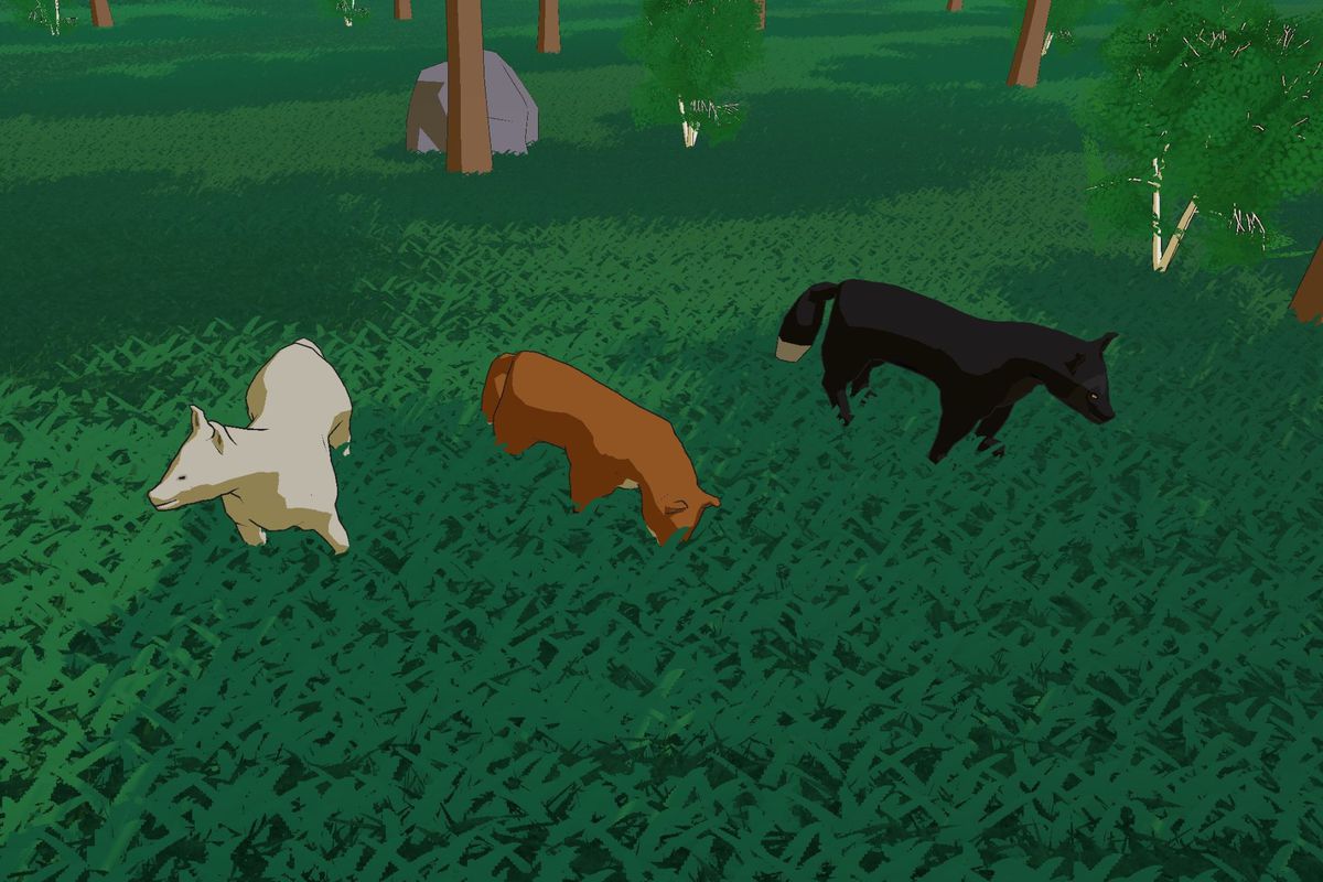 Animated Forest Animals Pack - Low poly stylized models