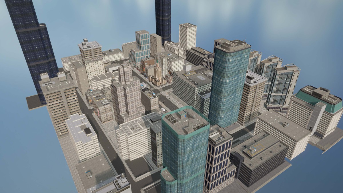 Full Game Ready City Pack Modular Low Poly Urban Environment Low-poly 3D model