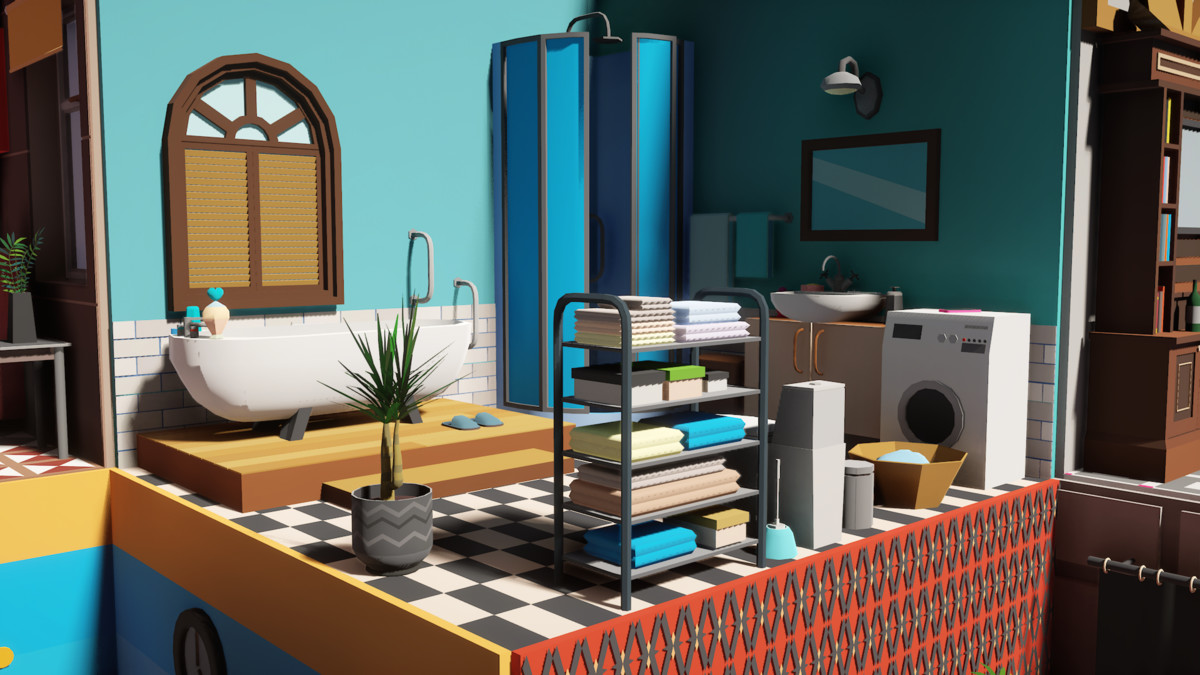 Low Poly 15 Rooms 1000+ objects Vol.2