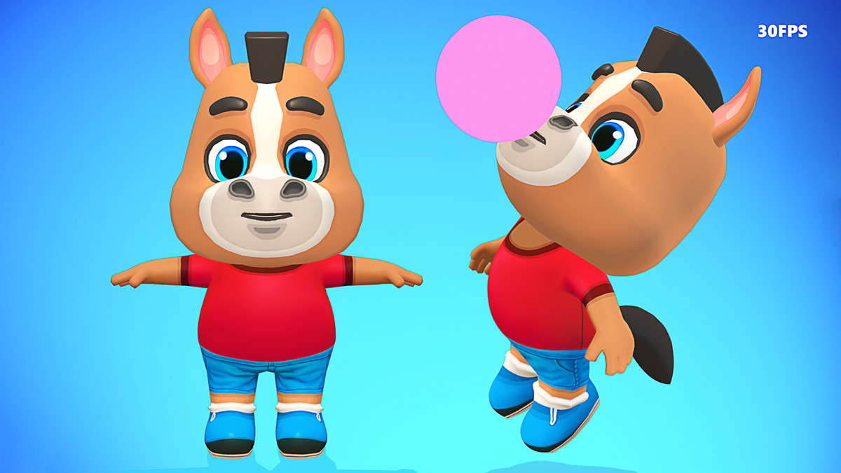 Horse Pony Mule Animated