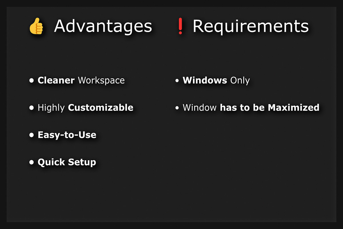 Clean Editor Layout for Unity