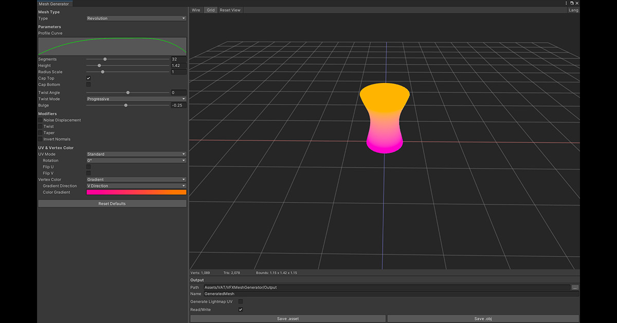 VFX Mesh Generator - Professional Model Generation Tool for VFX Artists