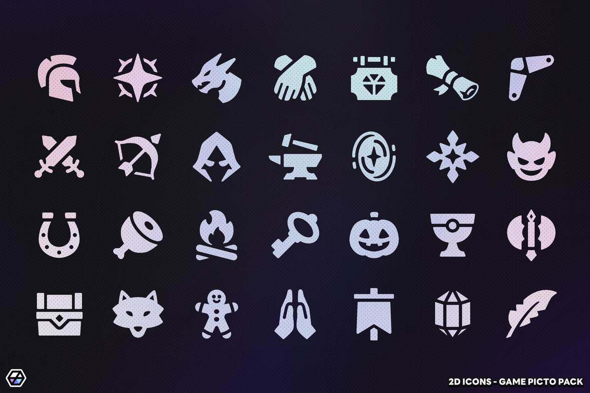 2D Icons - Game Picto Pack