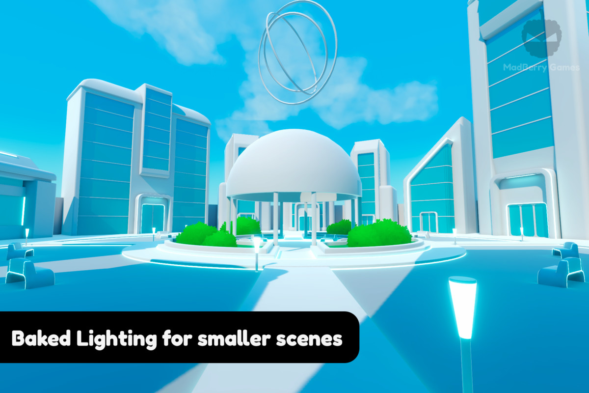 Utopian City Pack - Modular Futuristic Environment