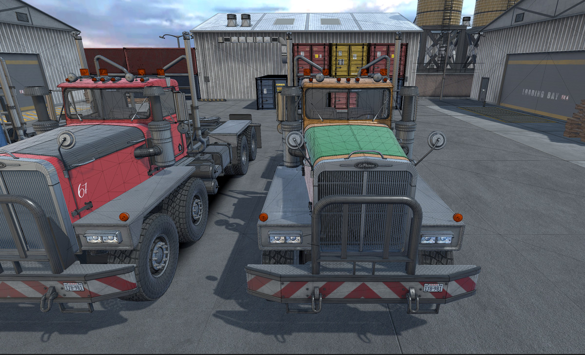 Twinsteer heavy truck
