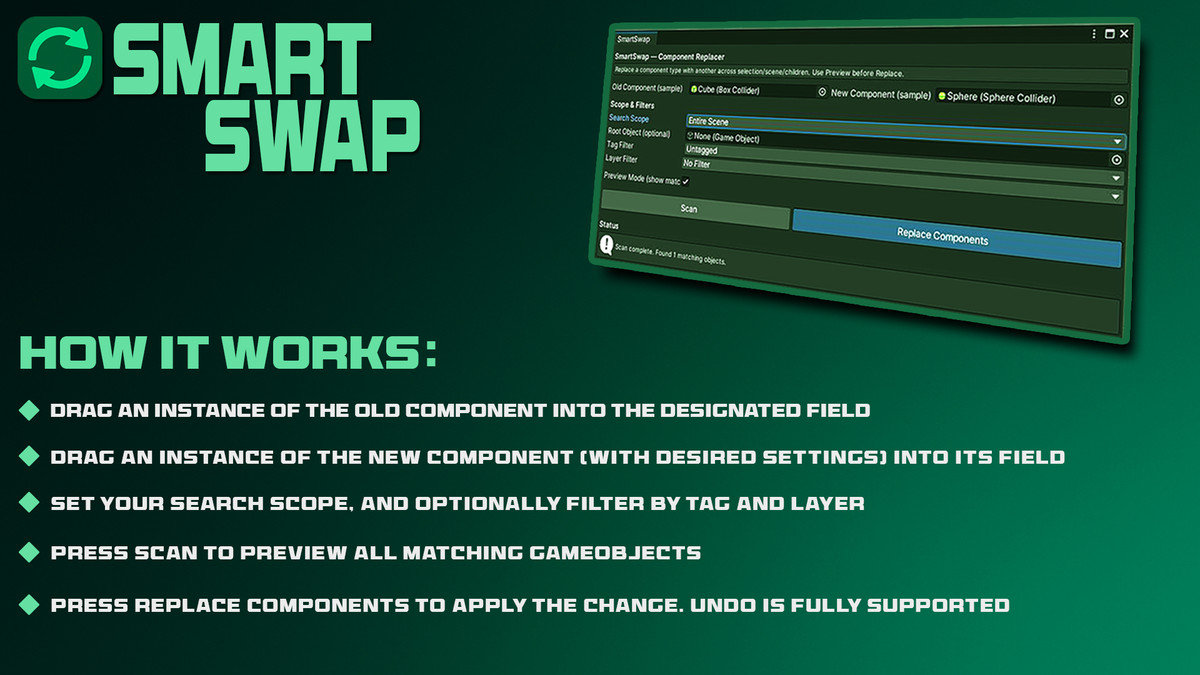 SmartSwap – Component Replacer Tool