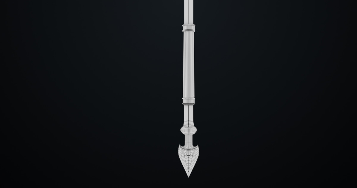 Fantasy Trident 03 URP HDRP Textures