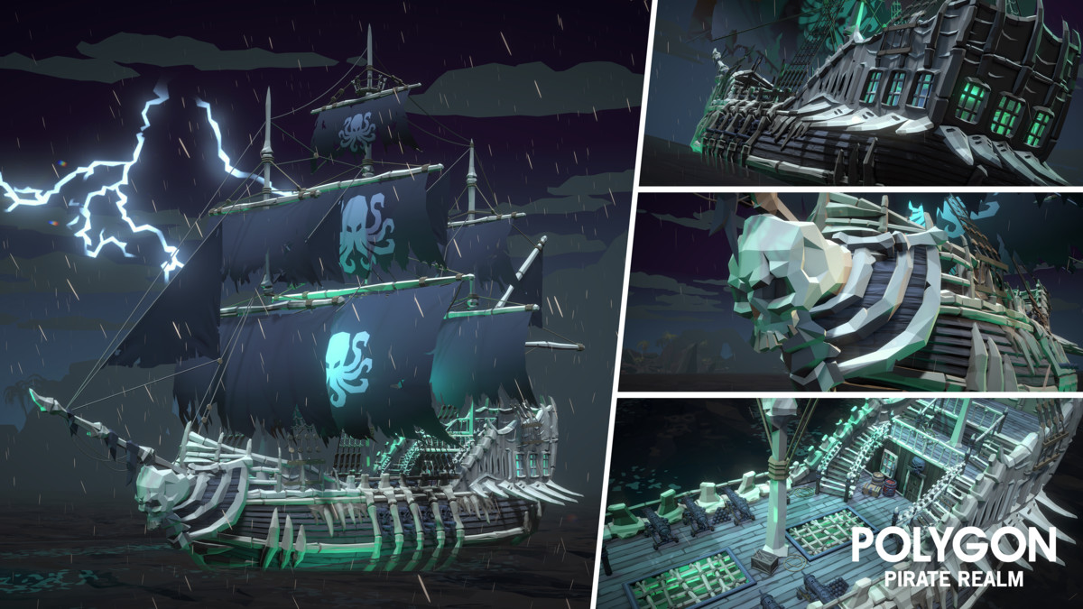 POLYGON - Pirate Realm - Art by Synty