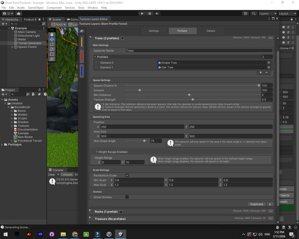 Biome Brush A Procedural Terrain Generator