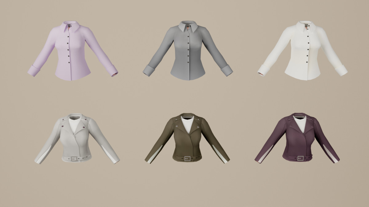 Modular Female Character Creator