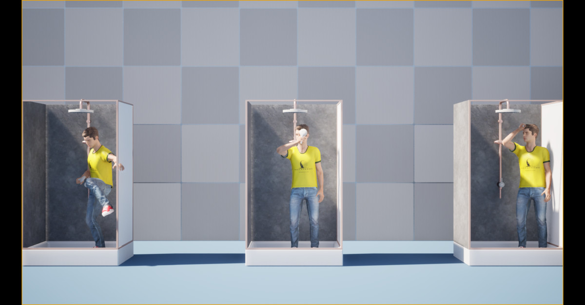 Shower NPC Animation