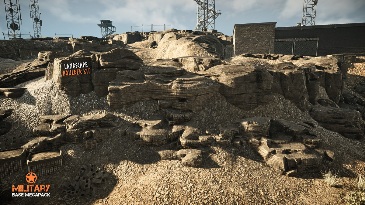 Military Base Megapack (Modular Military Base, Military Facility, Outpost, Army)