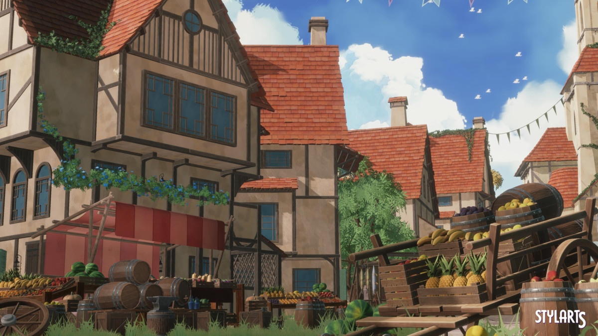 Stylized Medieval Market Fatpack
