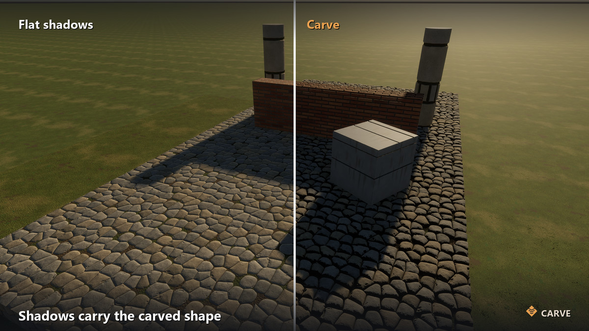 Carve – Silhouette Parallax Occlusion Mapping for HDRP & URP